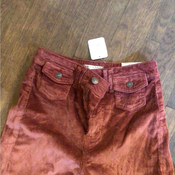 We The Free Brick Kelley high rise Corduroy Pants - Picture 5 of 8